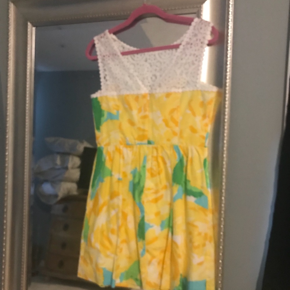 EUC Lilly Pulitzer first impression yellow Reagan - Picture 3 of 4